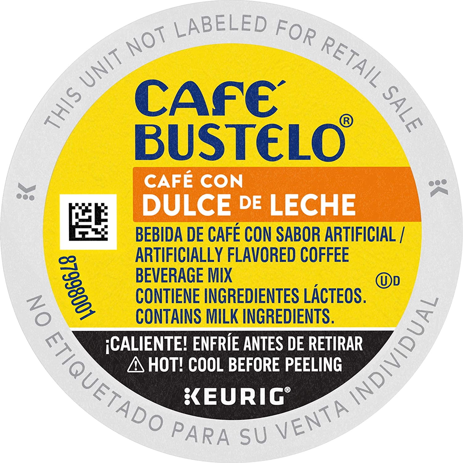 Café con Dulce de Leche Flavored Espresso Style Coffee, 10 Count (Pack