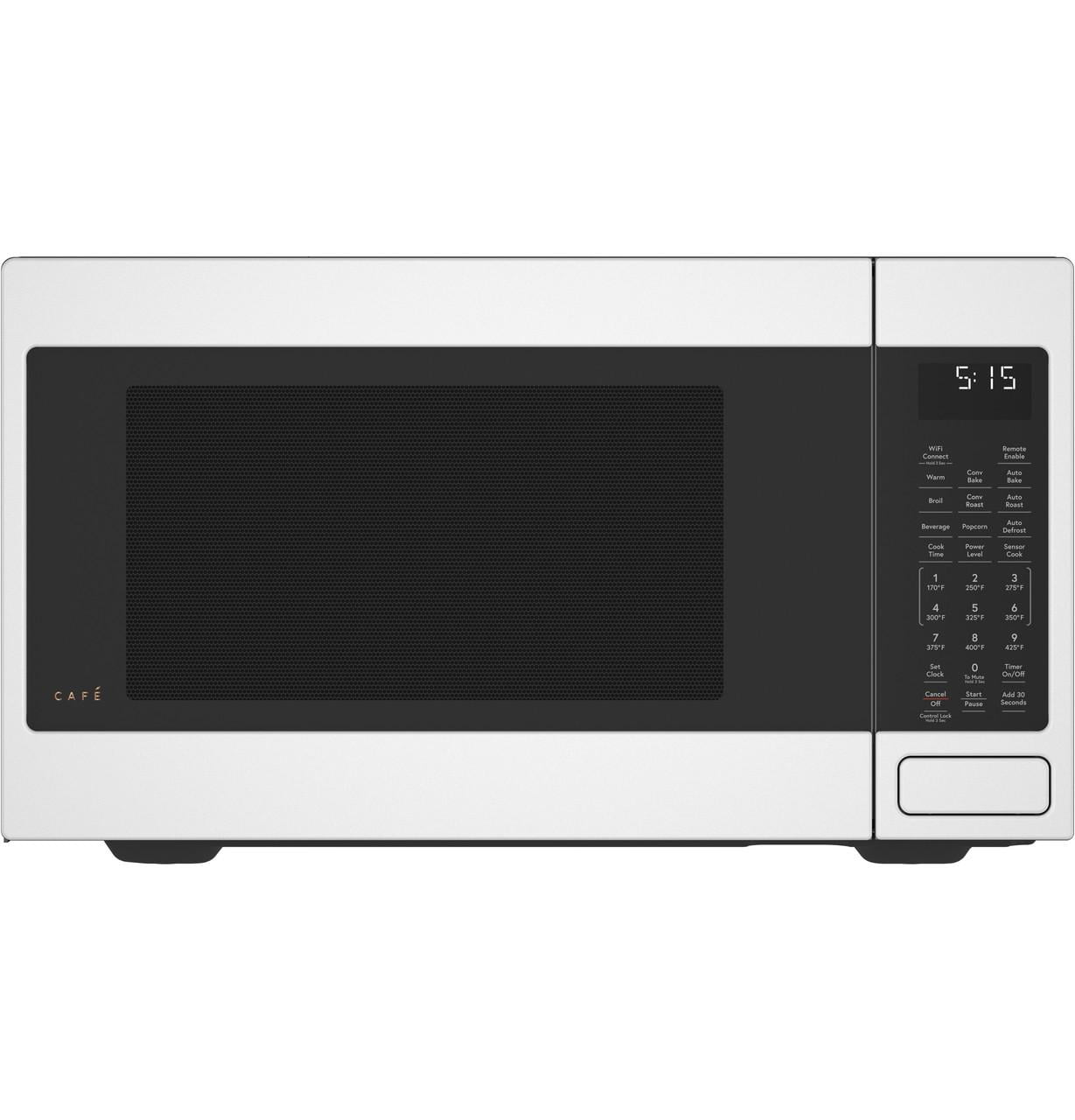 Cafe 1.5 cu ft Countertop Microwave Oven in Matte White