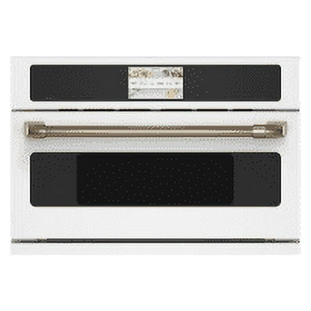 Café - 30" Built-In Single Electric Convection Wall Oven with 240V Advantium Technology - Matte white