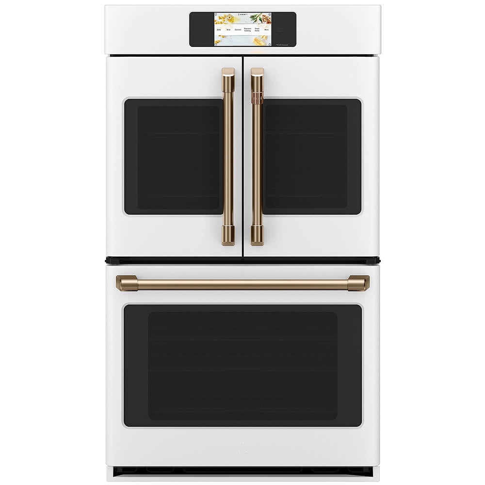 Matte White 30" Smart Convection Double Wall Oven