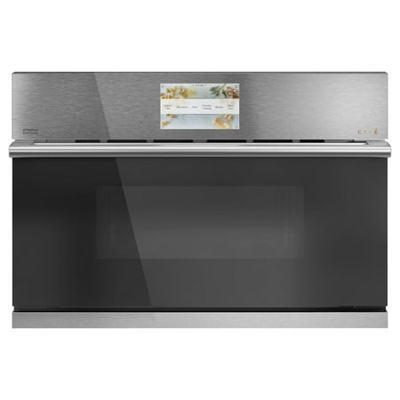 Café - 30" Built-In Five in One Electric Oven with 120v Advantium Technology - Platinum Glass