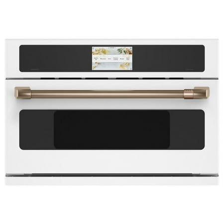 Café - 30" Built-In Single Electric Convection Wall Oven with 120V Advantium Technology, Customizable - Matte White