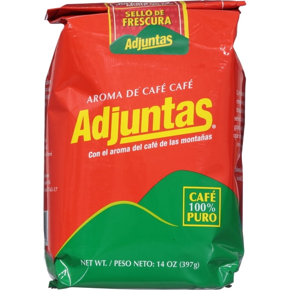 Cafe Adjuntas Puerto Rican Dark Roast Coffee 14 oz