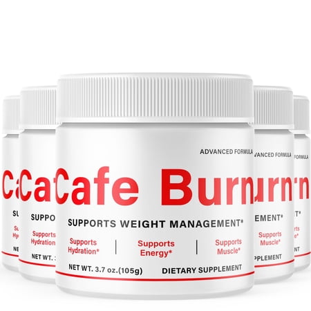 Cafe Burn Advanced Formula Powder Supporting Energy and Healthy Lifestyle CafeBurn 150 Servings