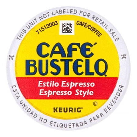Cafe Bustelo Dark Roast Coffee K-Cup Pods Espresso Style - 12 CT (Pack of 18)