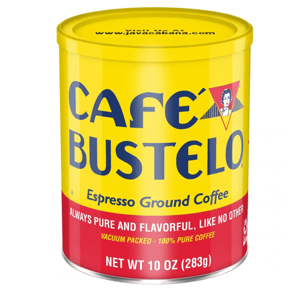 Cafe Bustelo Espresso Dark Roast Ground Coffee, 10 oz