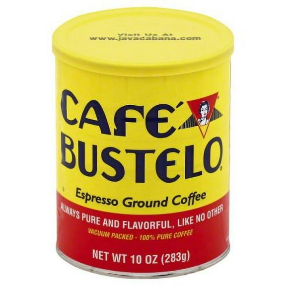 Cafe Bustelo Espresso Ground Coffee, Dark Roast 10 oz. (Pack of 6)