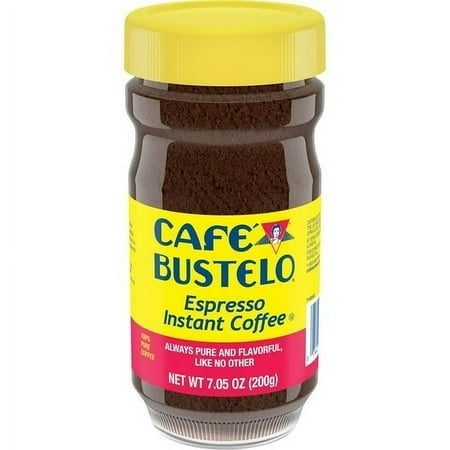 Cafe Bustelo, Espresso Instant Coffee 7.05 oz Pack of 4