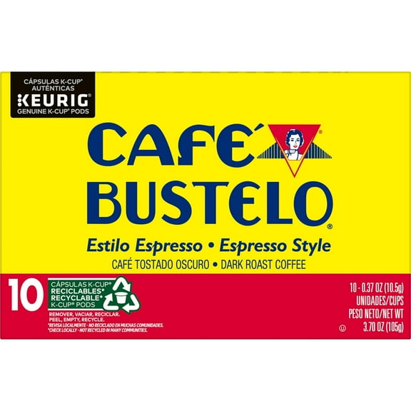 Cafe Bustelo Espresso-Style Dark Roast Coffee Single Serve K-Cups