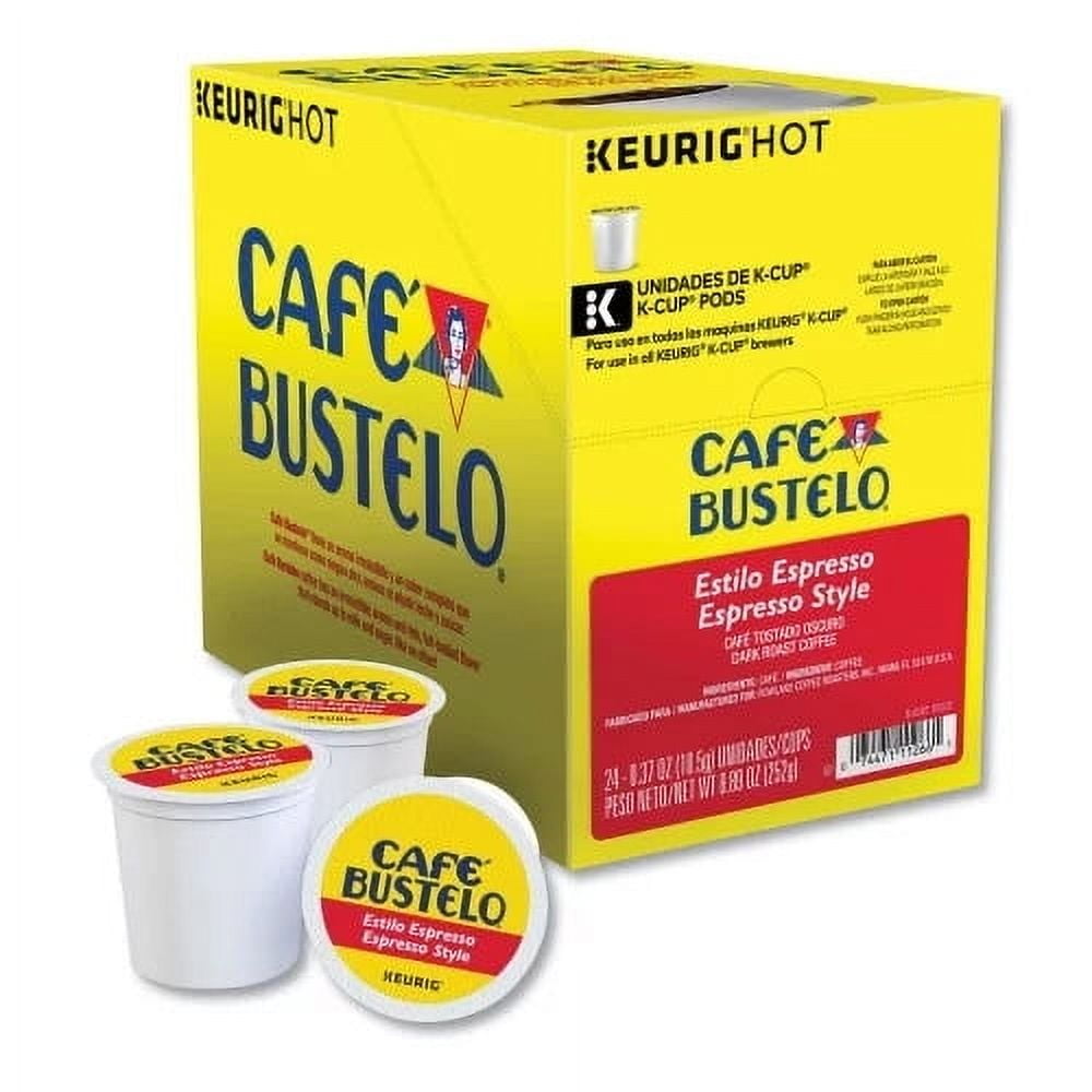 Cafe Bustelo Espresso Style K-Cups, 24/Box