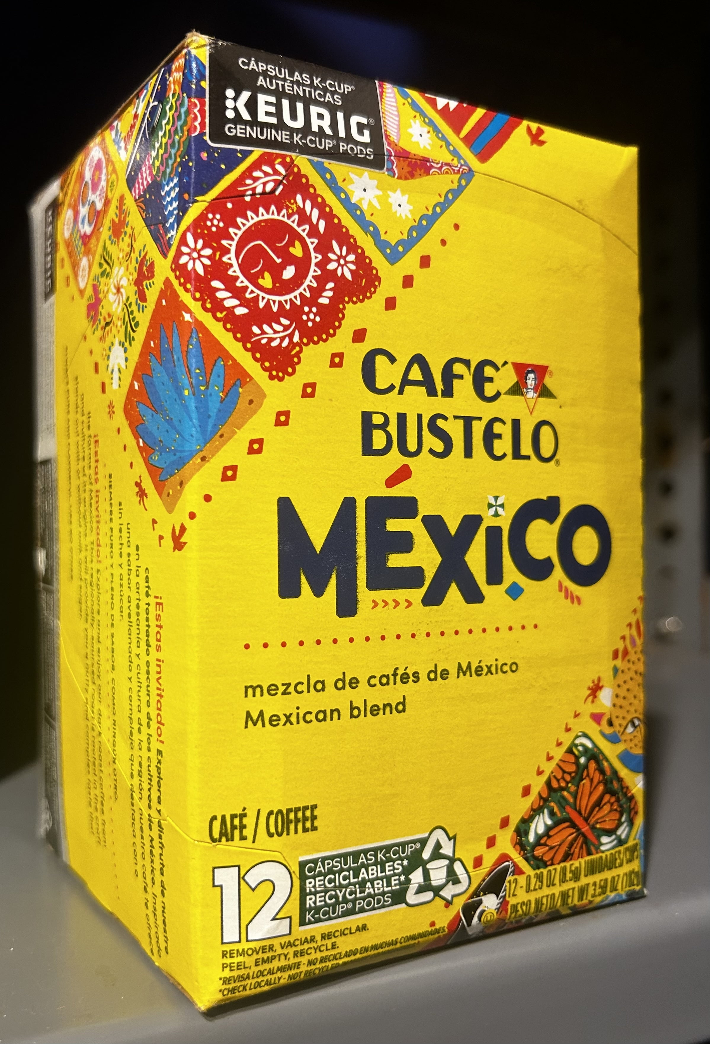 Cafe Bustelo Mexico 12-Pack K-Cup Coffee