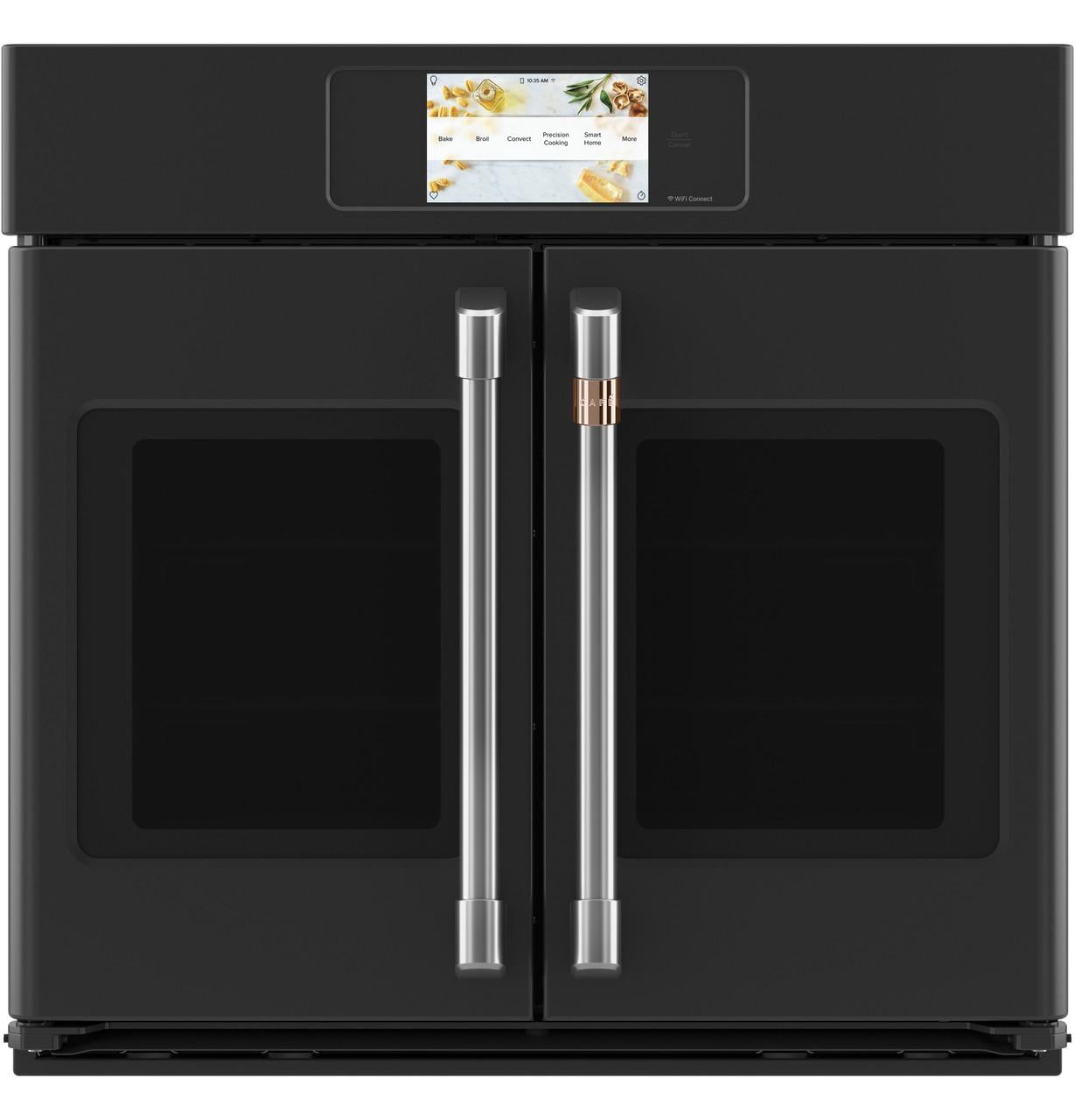 Café CTS90FP3ND1 30 inch Matte Black Single Convection Smart Electric Wall Oven