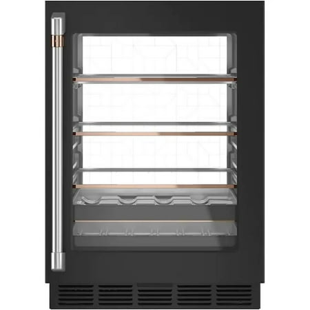 Café - 14-Bottle 126-Can Built-In Beverage Center with WiFi - Matte Black