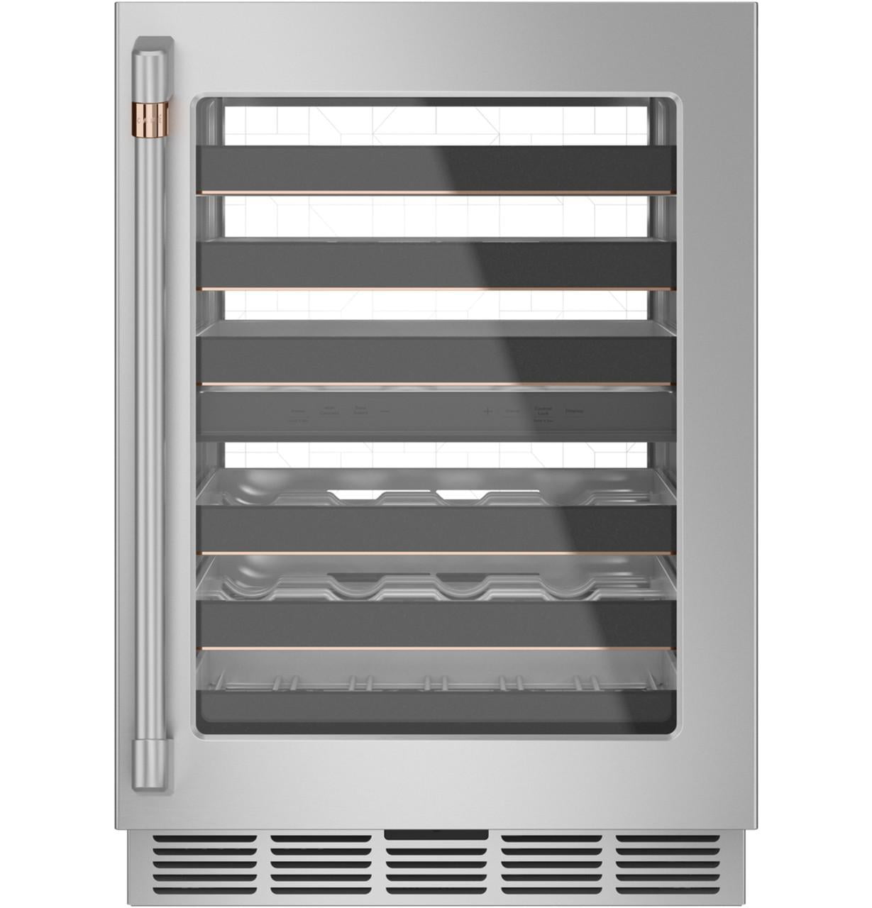 Elegant 46-Bottle Dual Zone Wine & Beverage Cooler with LED Lighting