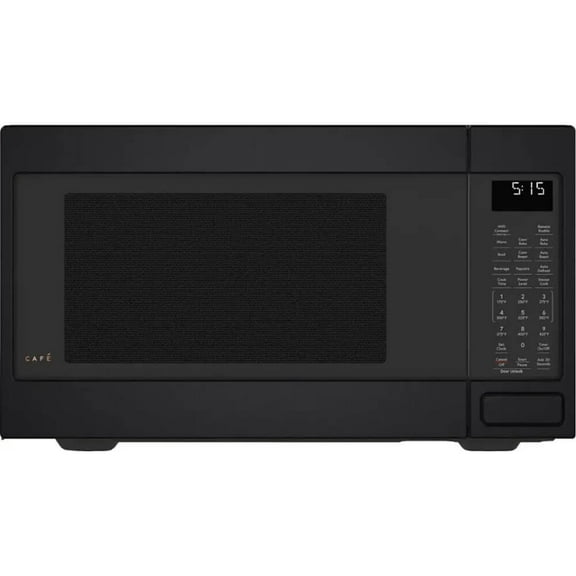 Café CCWK15C1WDS 1.5 Cu. Ft. Matte Black Countertop Microwave