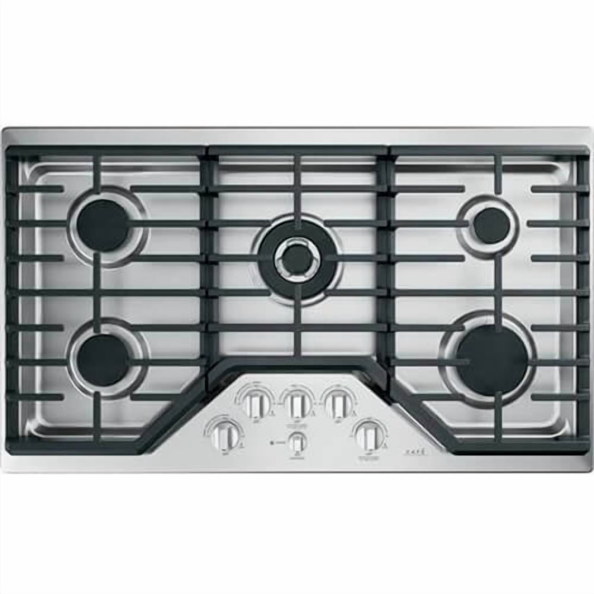 Café CGP95362MS1 36 inch Stainless 5 Burner Gas Cooktop