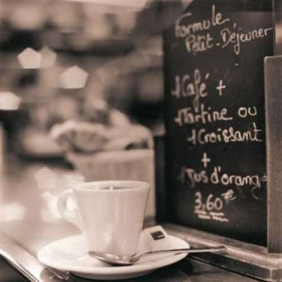 Cafe Champs-Elysees Poster Print by Alan Blaustein