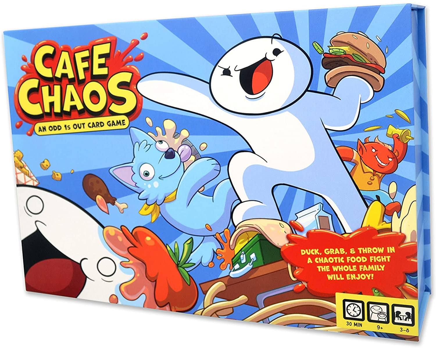 Walmart Exclusive: TheOdd1sOut Cafe Chaos Card Game - Fun Strategy