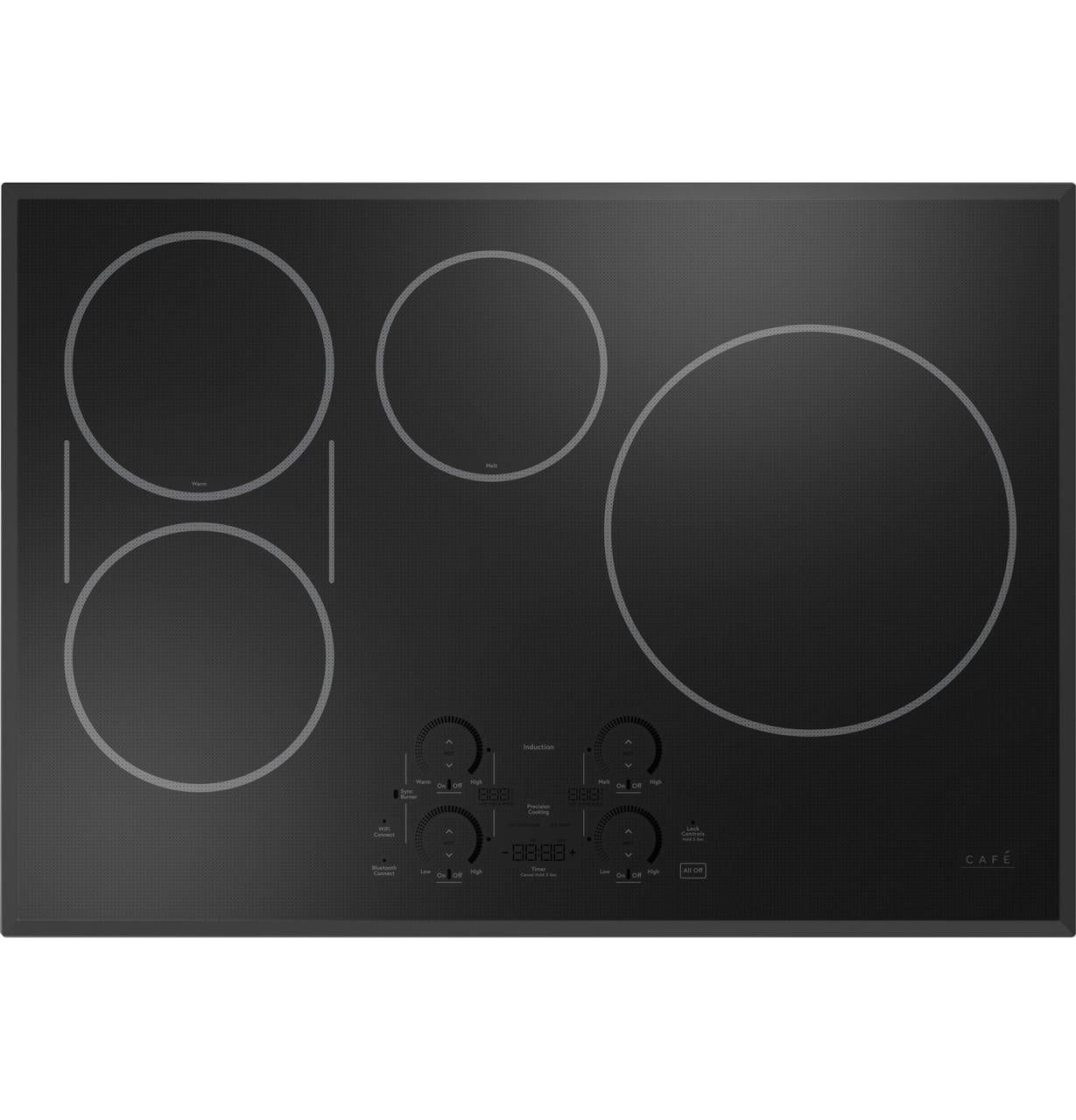 Café 30" Black Induction Cooktop with Touch Control