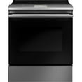 thumbnail image 1 of Cafe Chs90xm2n 30" Wide 5.3 Cu. Ft. Slide In Electric Induction Range - Platinum Glass, 1 of 5