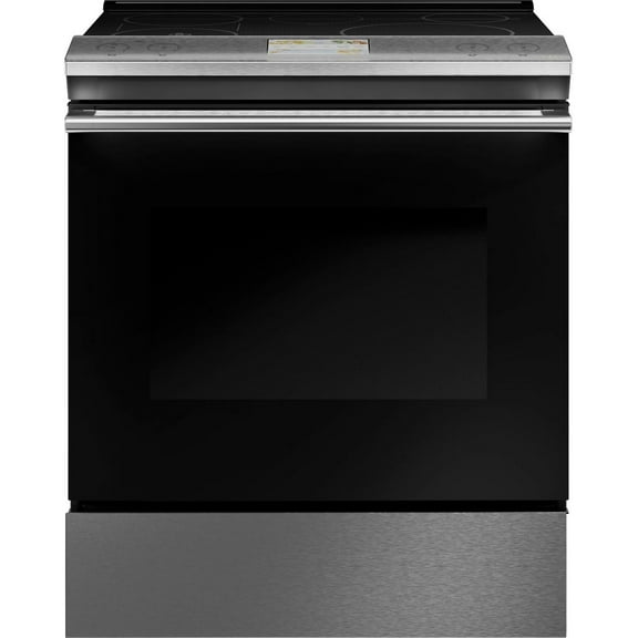 Cafe Chs90xm2n 30" Wide 5.3 Cu. Ft. Slide In Electric Induction Range - Platinum Glass