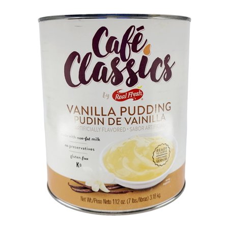 Cafe Classics Real Fresh Vanilla Pudding 112 oz Can - Pack of 1