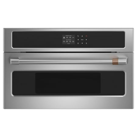 Café - 30" Built-in Single Electric Convection Pro Steam Wall Oven with True European Convection, Customizable - Stainless Steel