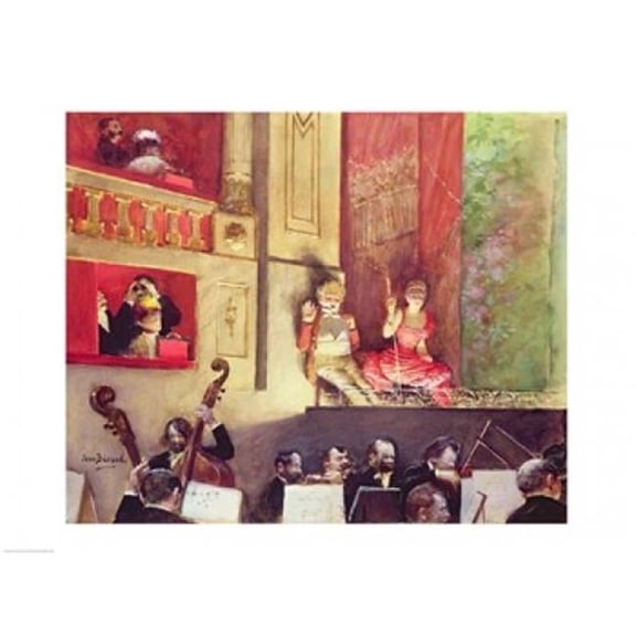 Cafe Concert Poster Print by Jean Beraud - 24 x 18 in.