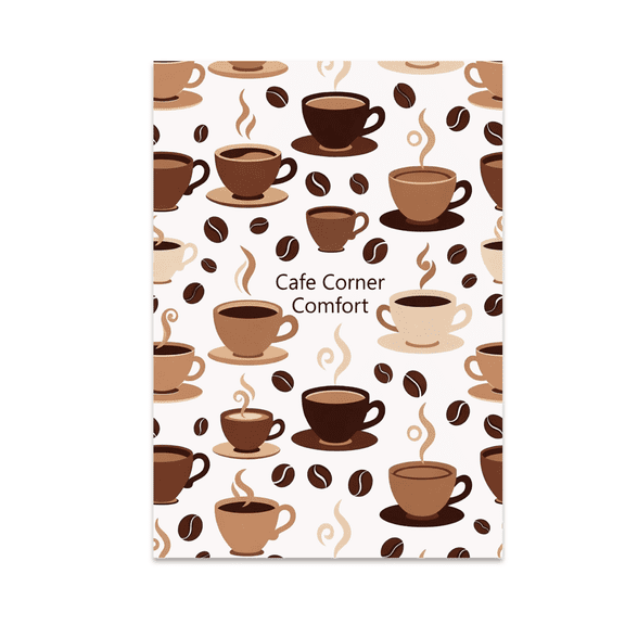 Cafe Corner Comfort Wall Art - Coffee Enthusiast - 13x19 Poster Print