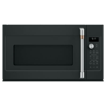 Café - 1.7 Cu. Ft. Convection Over-the-Range Microwave with Air Fry - Matte black