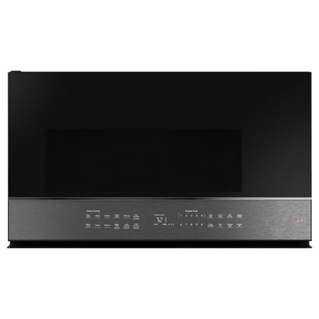 Café - Modern Glass 2.1 Cu. Ft. Over-the-Range Microwave with Sensor Cooking - Platinum glass
