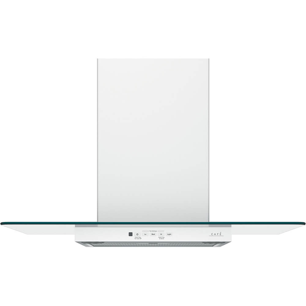 Matte White Stainless Steel Convertible Wall Mount Range Hood