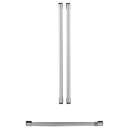 Handle Kit for Most Café Refrigerators - Brushed stainless steel