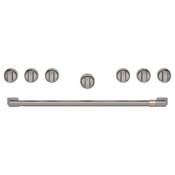 Cafe Cxpr6hk 36" Handle And Knob Set For Pro Range And Rangetop - Black
