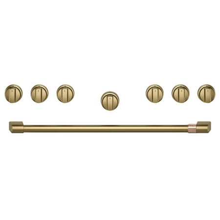 Handle and Knob Kit for Café Range and Cooktops - Brushed Brass