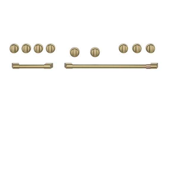 Cafe Cxpr8hk 48” Handle & Knob Set For Pro Range And Rangetop - Brass