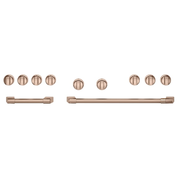 Cafe Cxpr8hk 48” Handle & Knob Set For Pro Range And Rangetop - Copper