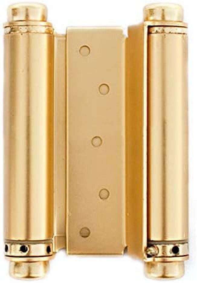 Cafe Door Hinges by 5" Spring Hinge in Brass Double Acting Dual