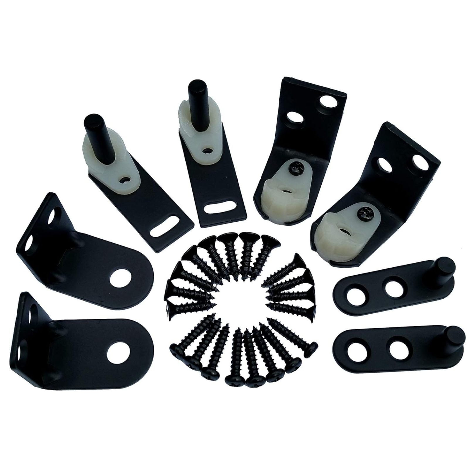 Cafe Door Hinges by NeosKon Double Acting Premium Black Cafe Door