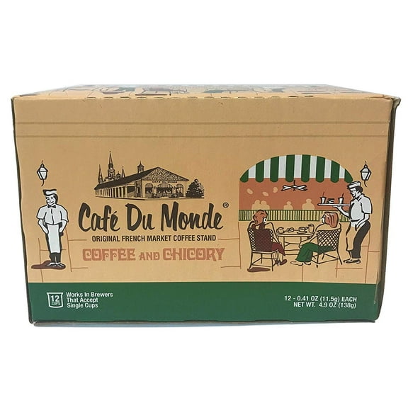 Cafe Du Monde Coffee and Chicory Single Serve Cups 72 Count