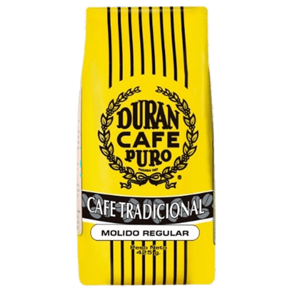 Cafe Duran Tradicional - Ground Medium Roast Coffee Freshly Imported from Panama 425g (15oz)