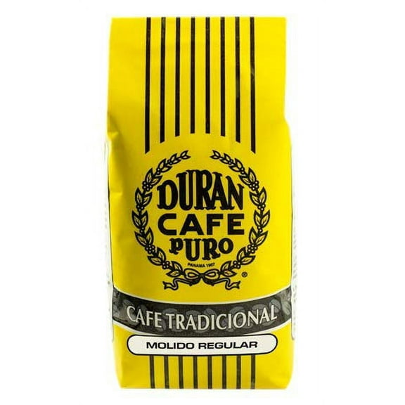 Cafe Duran Cafe Tradicional Best Panama Coffee Regular Ground 1 Pound Freshly Imported. High Quality Coffee From the Highlands of Chiriqui (Boquete)