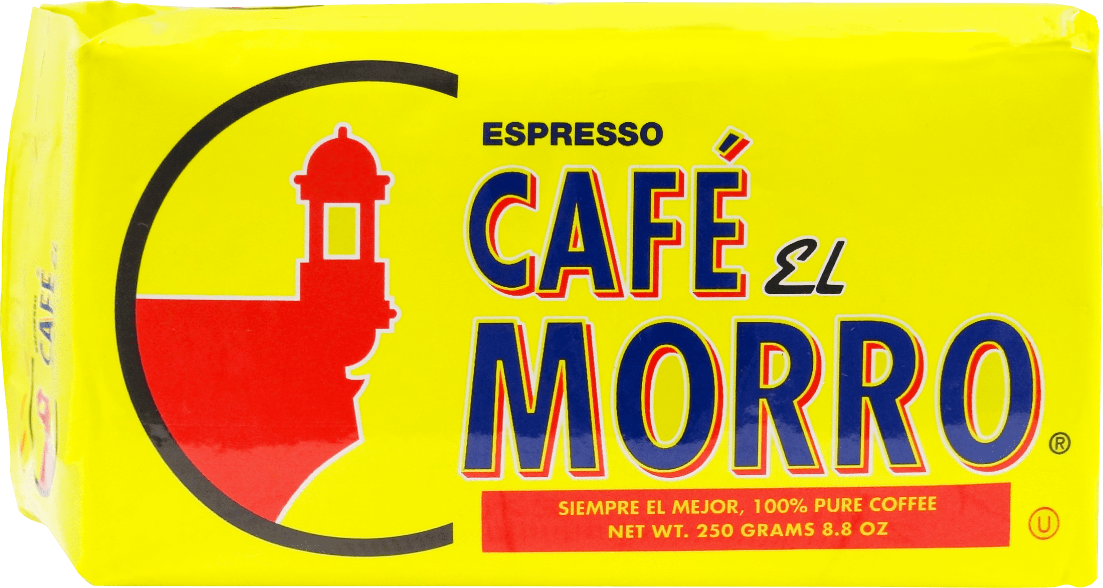 Cafe El Morro Espresso Blend, Dark Roast Ground Coffee, Naturally