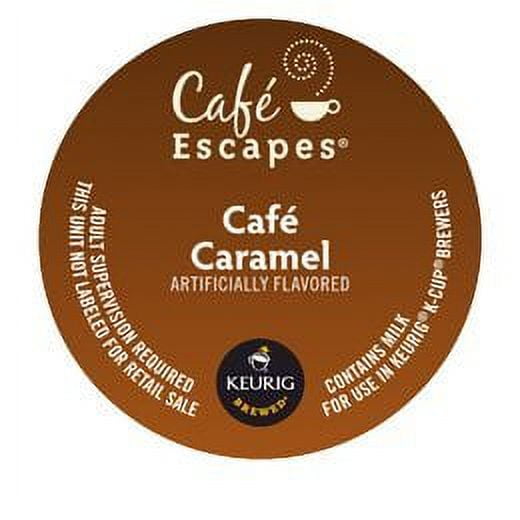 Cafe Escapes Cafe Caramel, KCup Portion Pack for Keurig Brewers (24