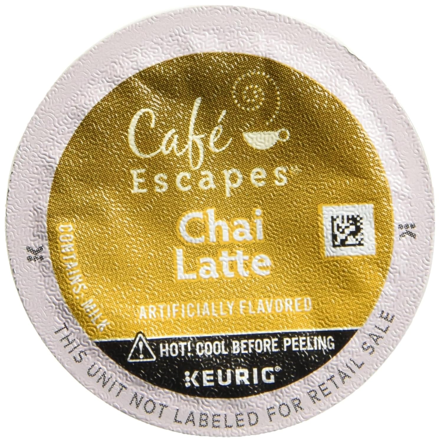 Cafe Escapes Chai Latte Keurig SingleServe KCup Pods, 60 Count (6