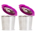 thumbnail image 1 of Cafe Flow Stainless Steel Reusable K Cup, 2-Pk by  - Refillable Capsule Cup Metal Coffee Filter for Keurig 1.0, Keurig 2.0, K-Duo, K-Mini and Select Models (See Full Compatibility Chart), 1 of 6