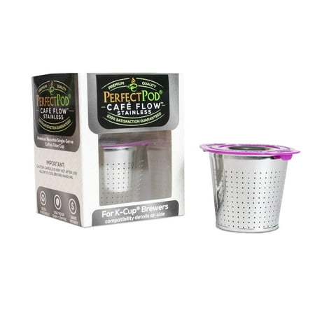 Cafe-Flow Stainless Steel Reusable Refillable Coffee Filter Cup by Perfect Pod price history and forecast - Perfect POD K11200