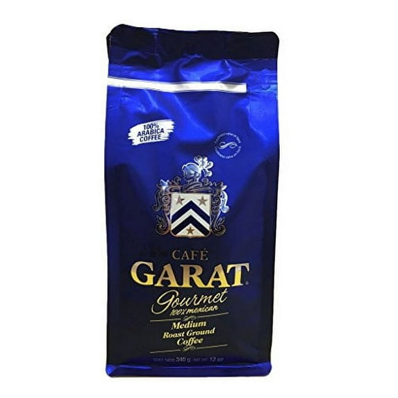 Cafe Garat Gourmet Mexican Coffee - Arabica - Medium Roast Ground Coffee - 16 ounces - 1 Pounds - 454 grams - Cafe Molido