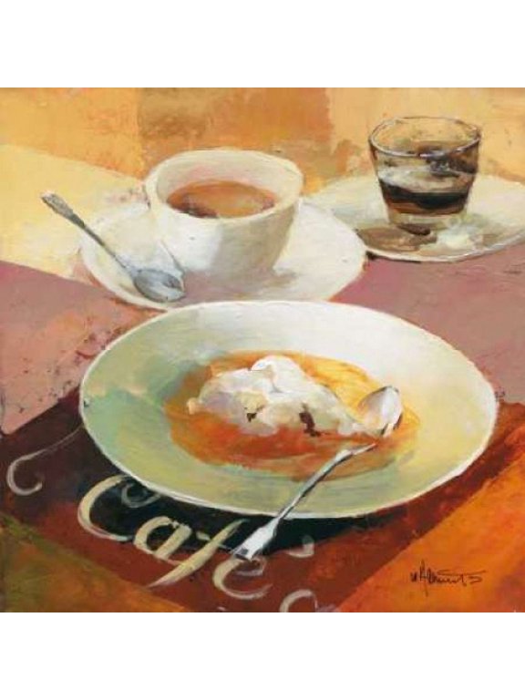 Cafe Grande I Poster Print by Willem Haenraets (12 x 12)