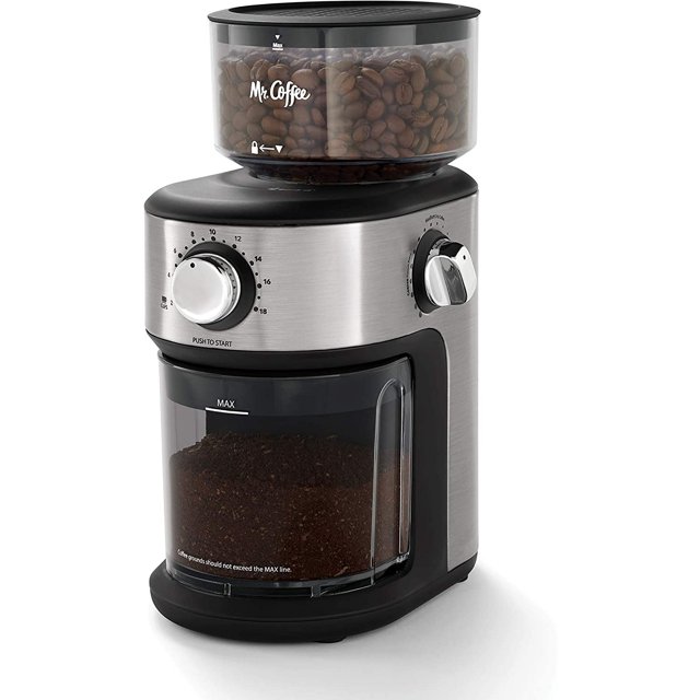 Cafe Grind 18Cup Automatic Burr Coffee Grinder Perfectly Ground